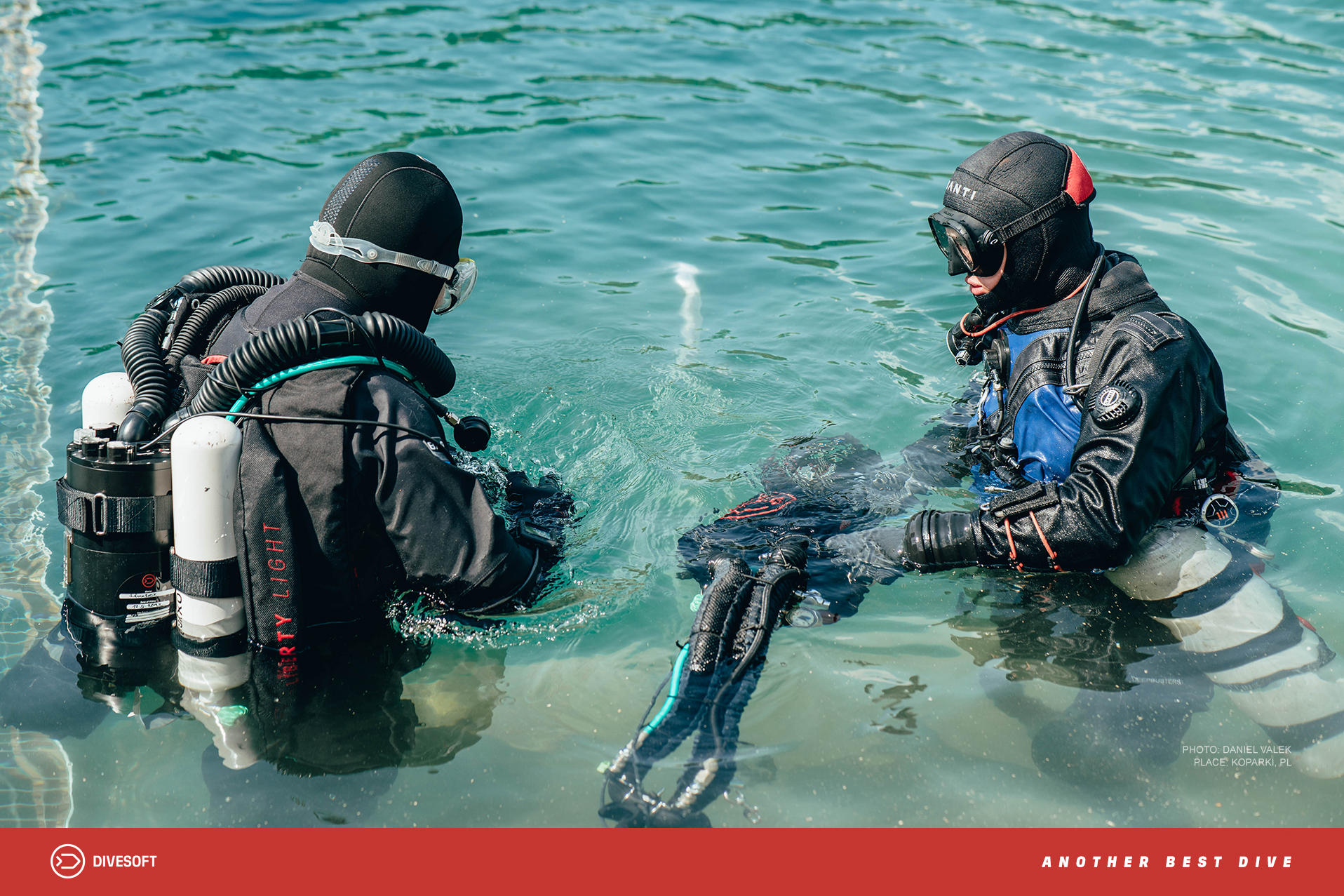 Rebreather divers