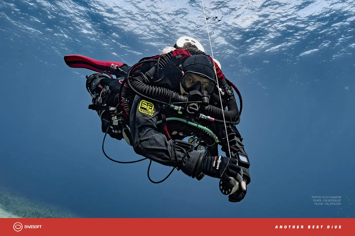 Rebreather diver