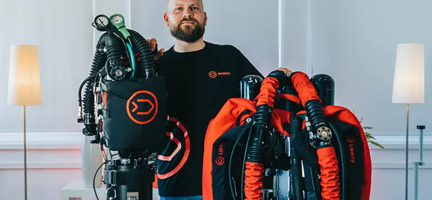 Diving with a bailout rebreather