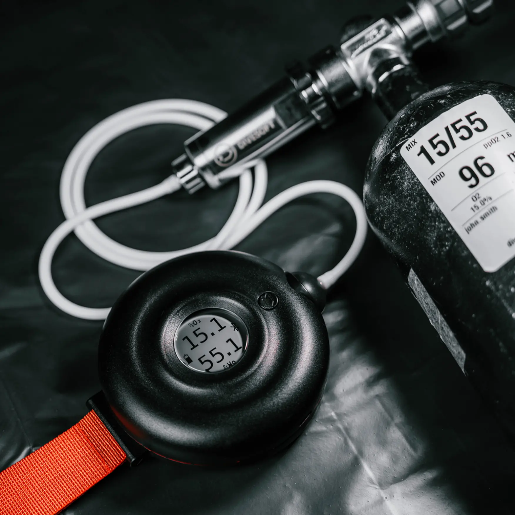 Divesoft ECHO analyzer - anylizing nitrox and trimix and carbon monoxide