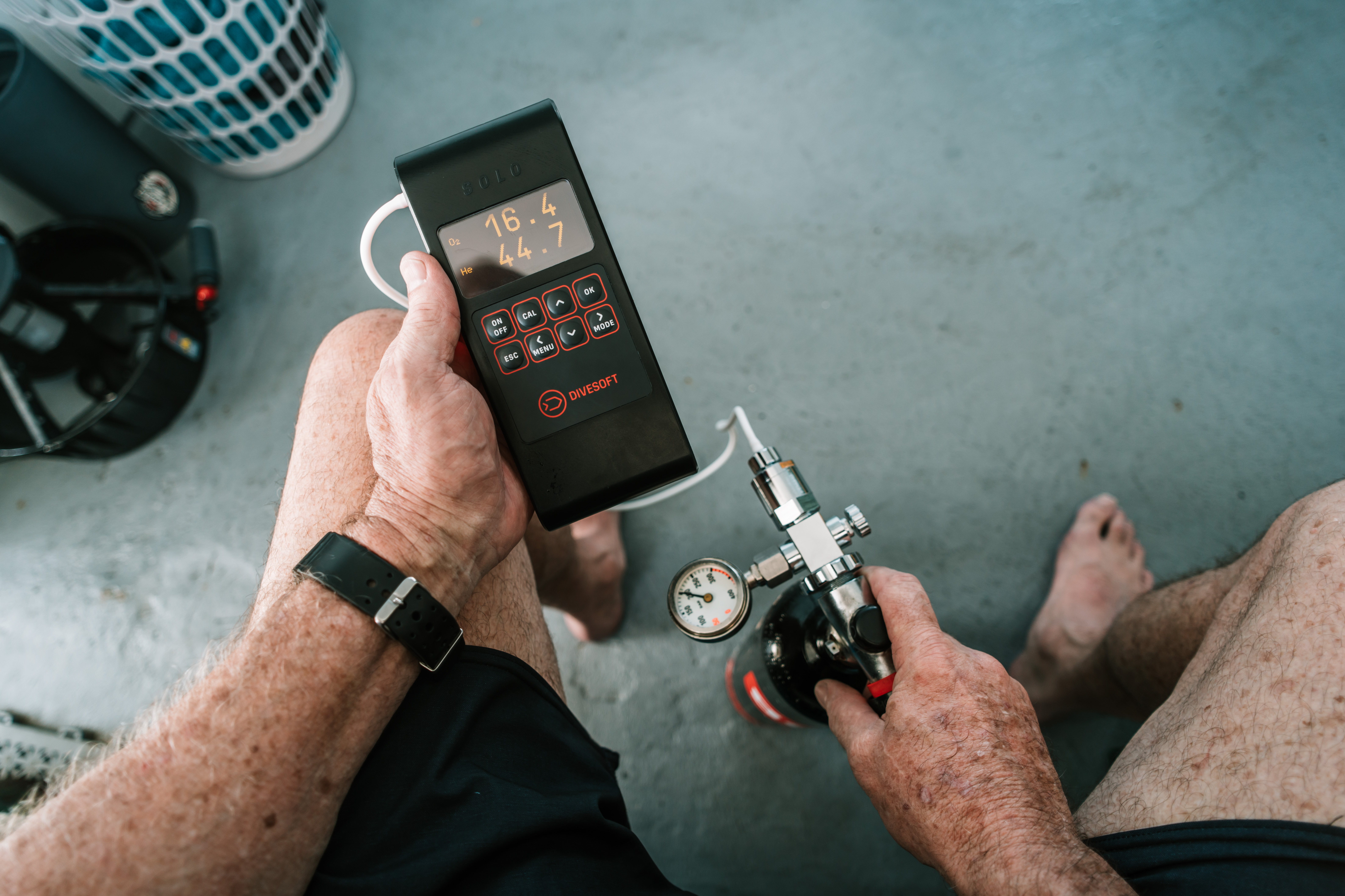 Nitrox Trimix analyzis